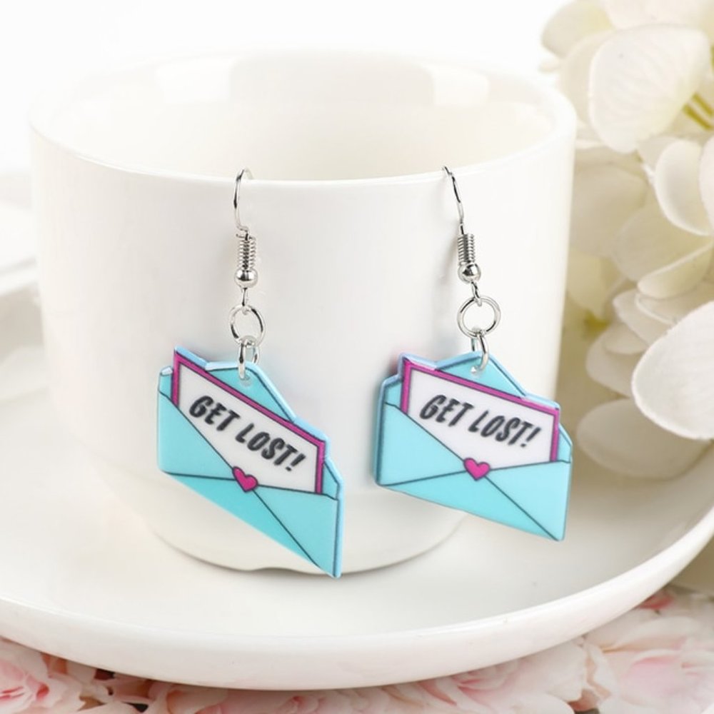 Get Lost earrings